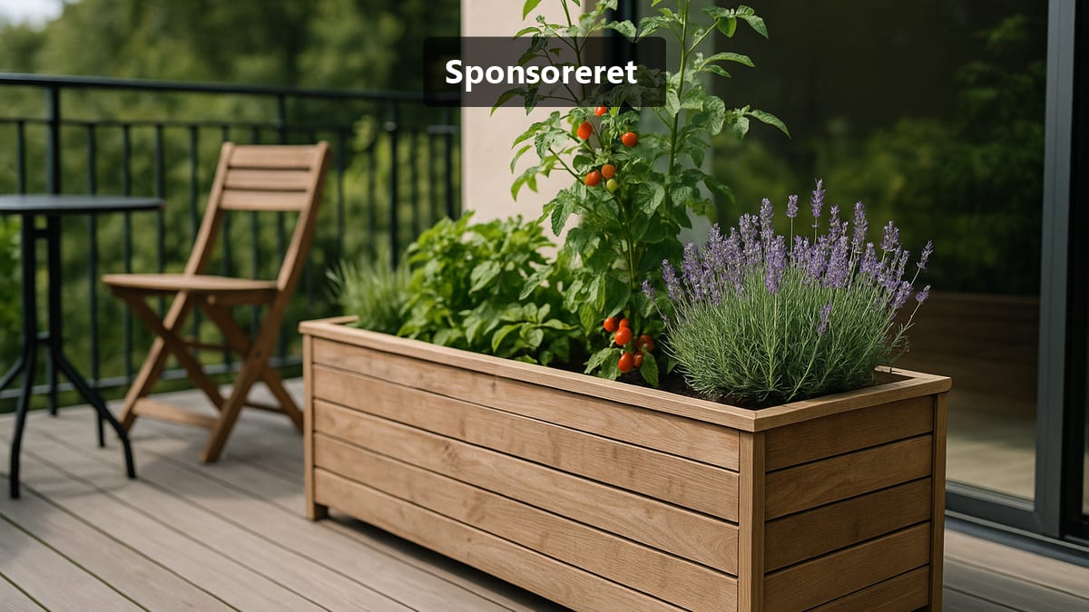 Plantekasser til terrassen: fleksibilitet og funktion i små rum